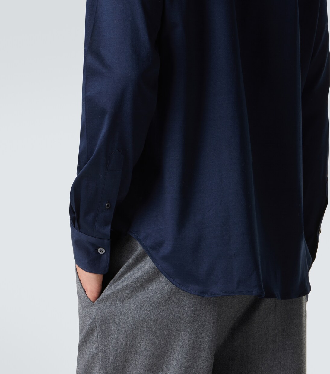 Cotton jersey shirt | Canali