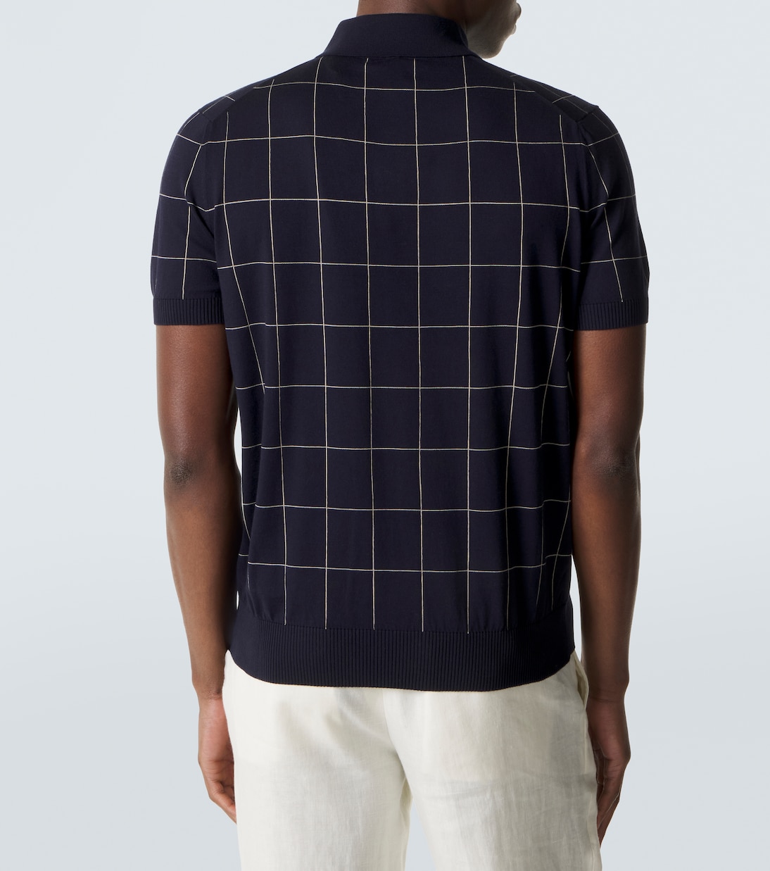 Colorblocked cotton and silk sweater | Dunhill