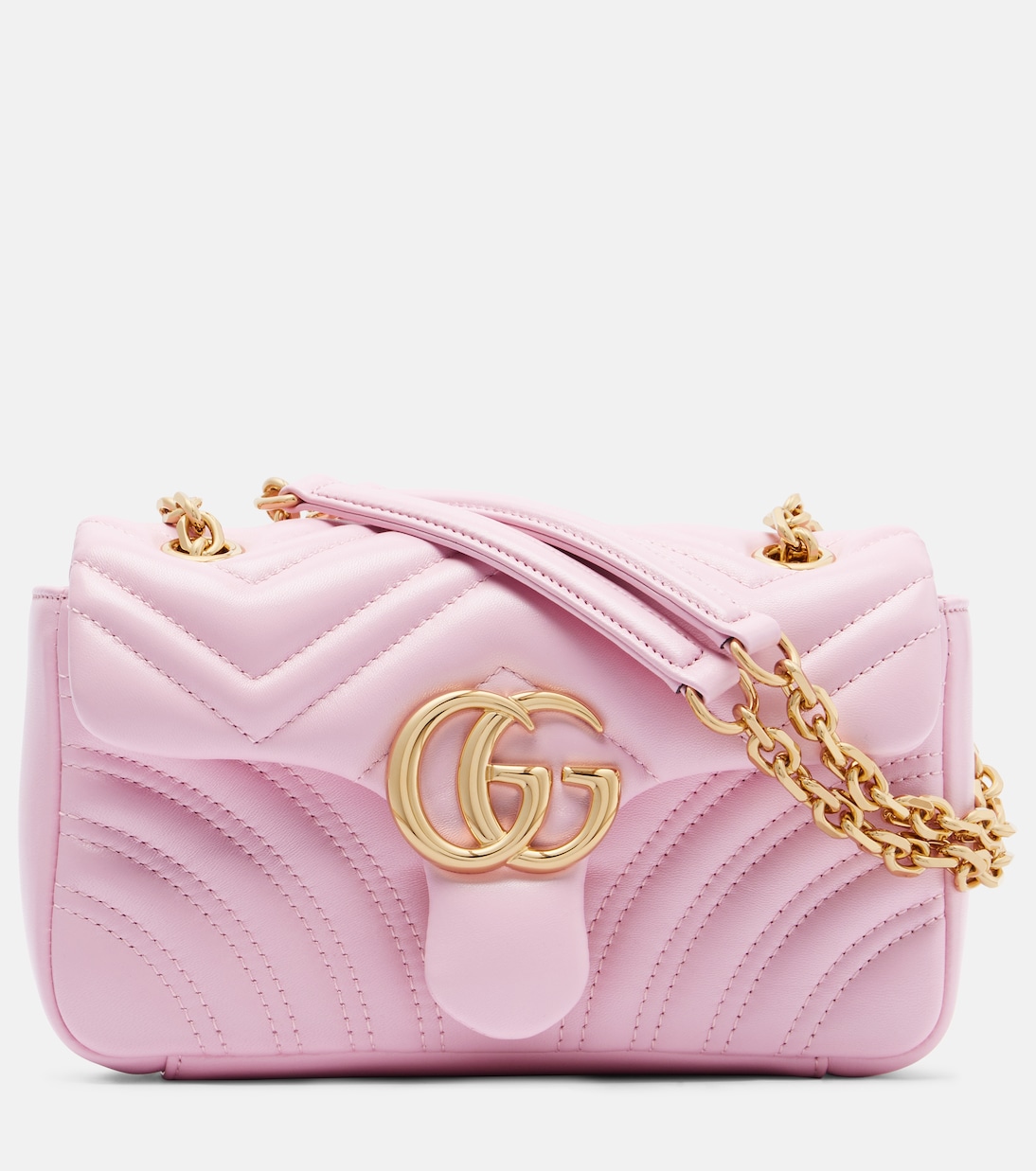 GG Marmont Small leather shoulder bag | Gucci