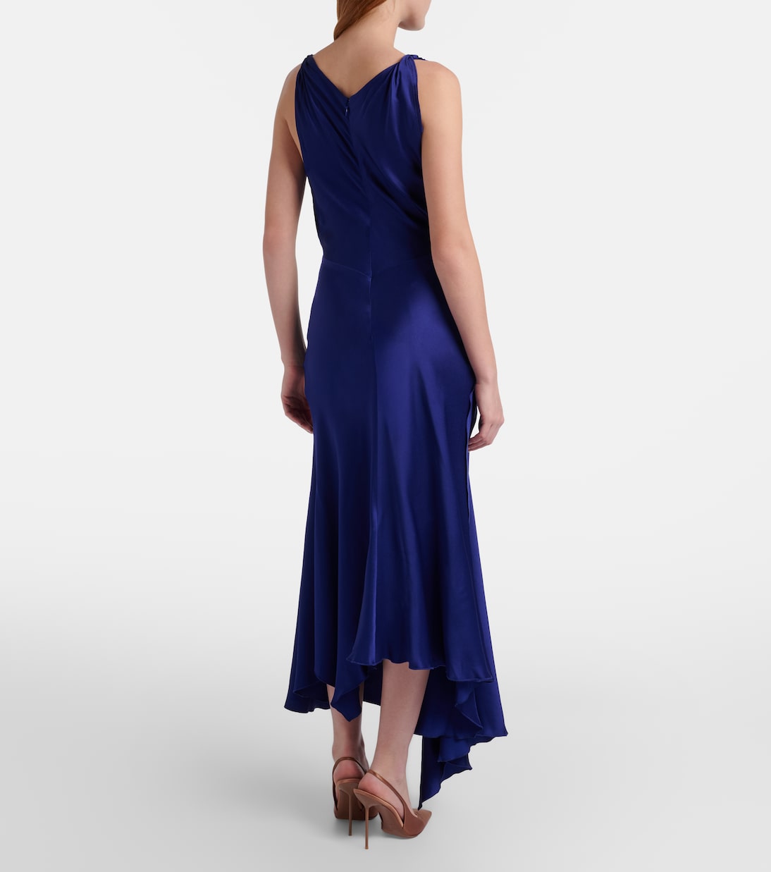 Midikleid aus Satin | Victoria Beckham