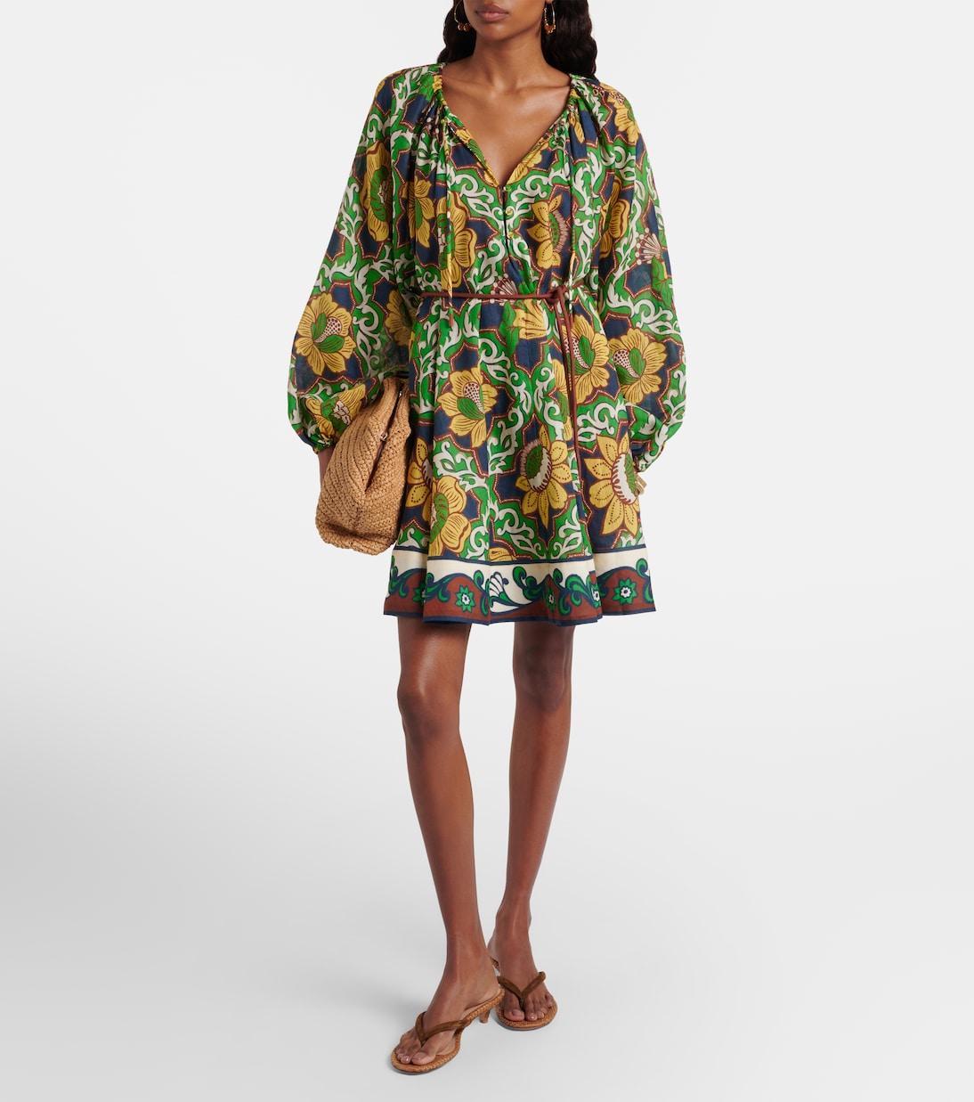 Liana printed minidress | Alémais