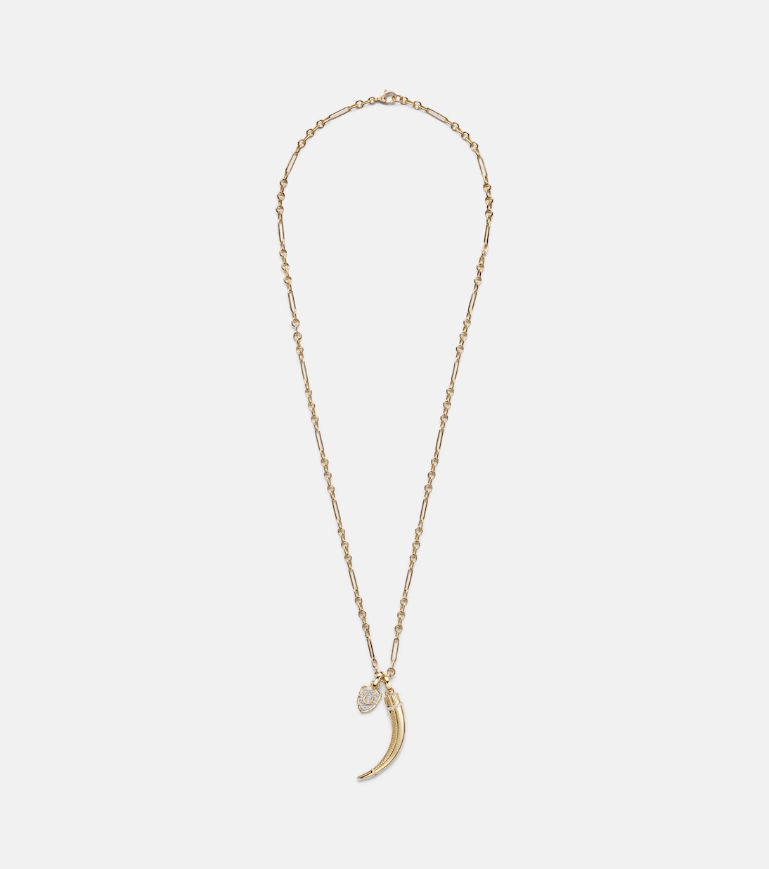 Halskette Protection & La Loba Claw aus 18kt Gelbgold | FoundRae