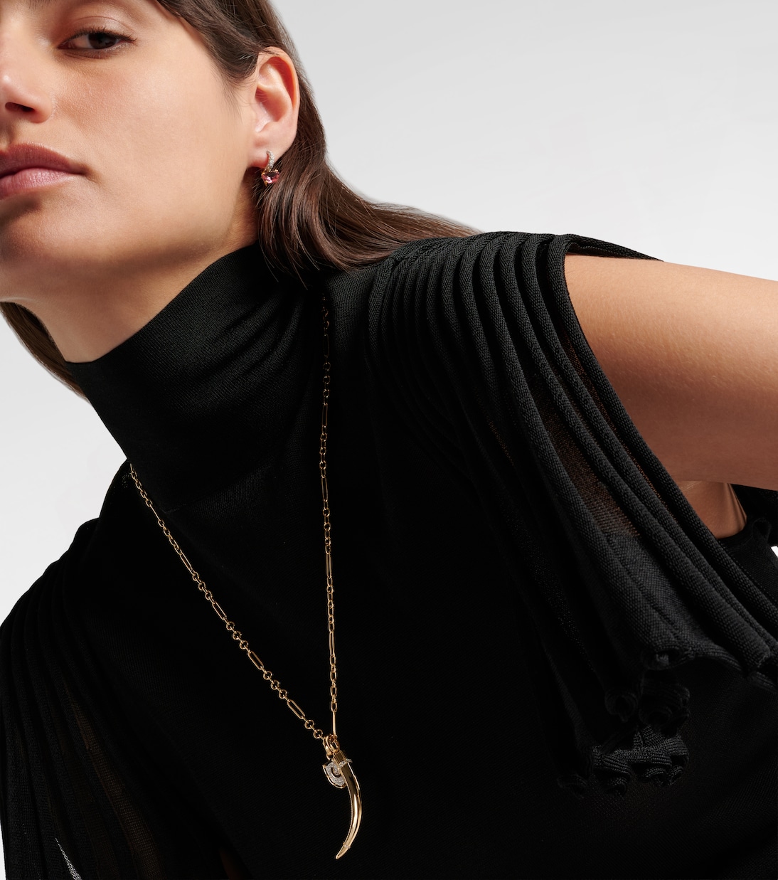 Halskette Protection & La Loba Claw aus 18kt Gelbgold | FoundRae