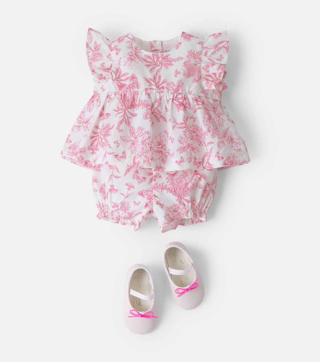 Bébé – Ensemble top et culotte bloomer en coton | Tartine et Chocolat