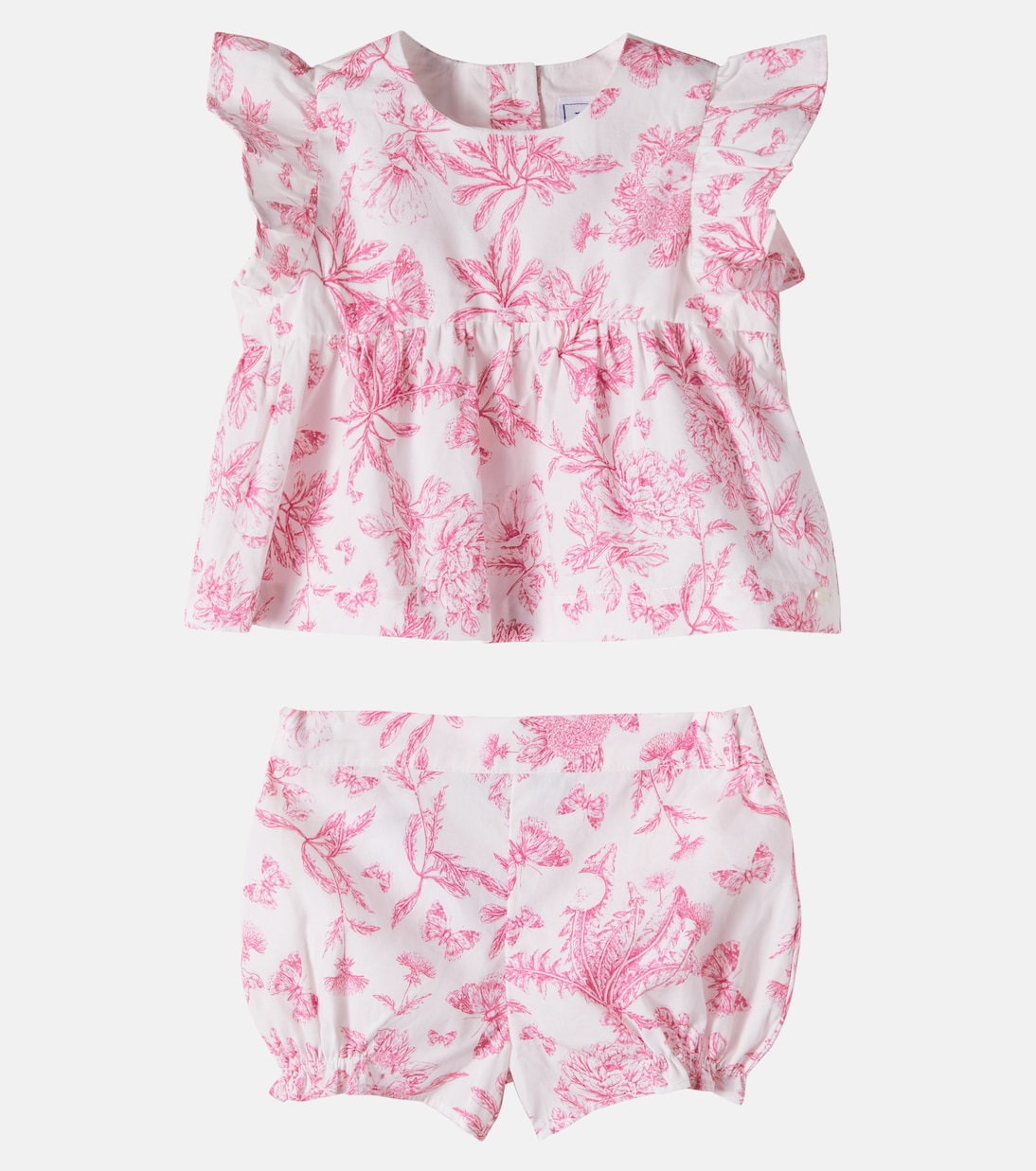 Bébé – Ensemble top et culotte bloomer en coton | Tartine et Chocolat
