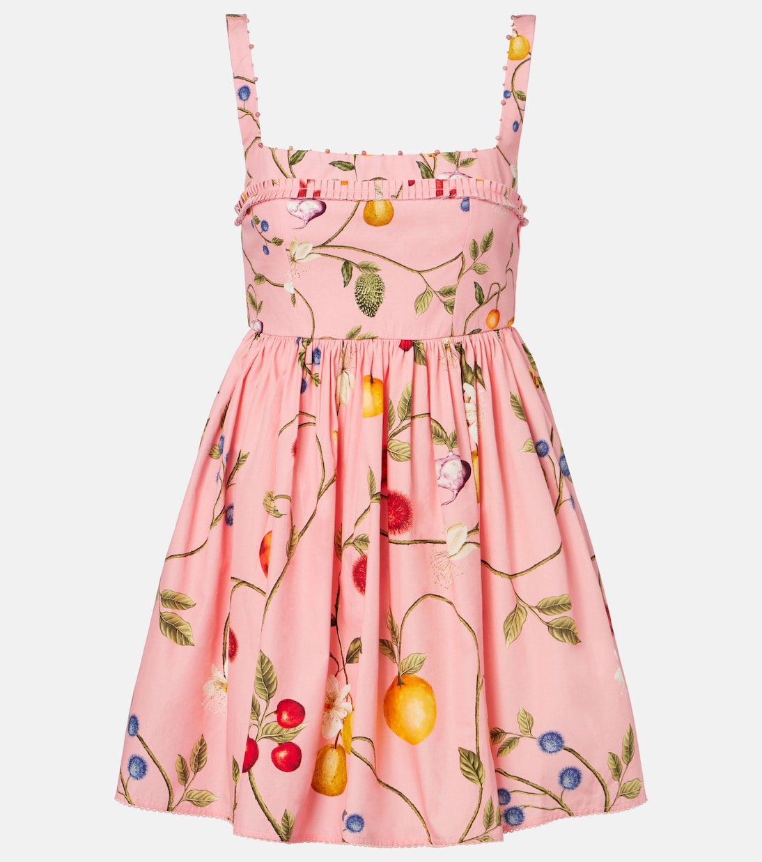 Barbara Mini printed cotton minidress | Agua by Agua Bendita