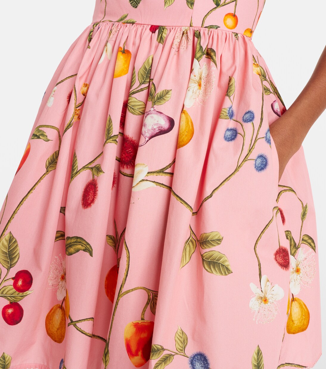 Barbara Mini printed cotton minidress | Agua by Agua Bendita