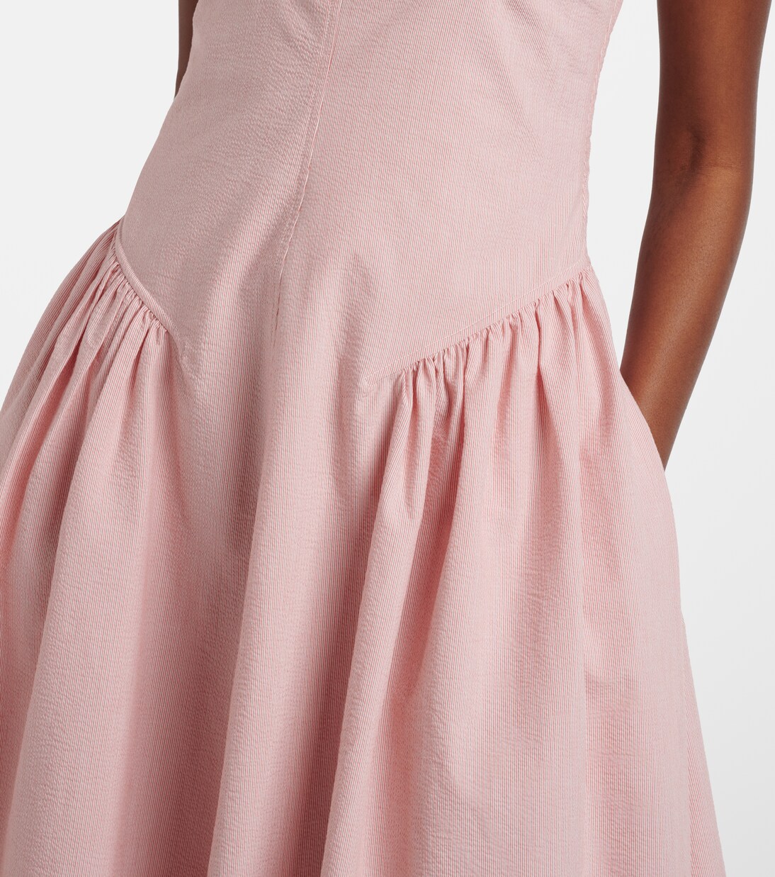 Solira seersucker midi dress | Proenza Schouler