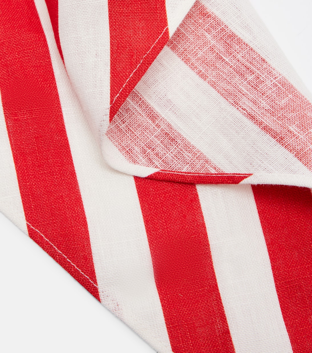 Pamela striped linen head wrap  | Posse