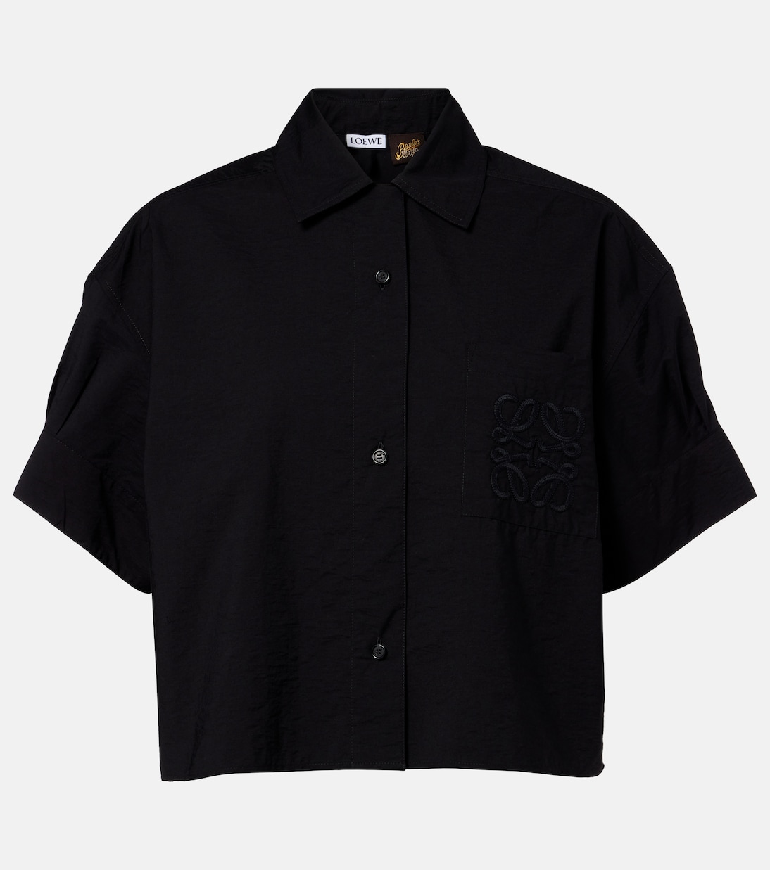 Paula's Ibiza Anagram cotton-blend shirt | Loewe