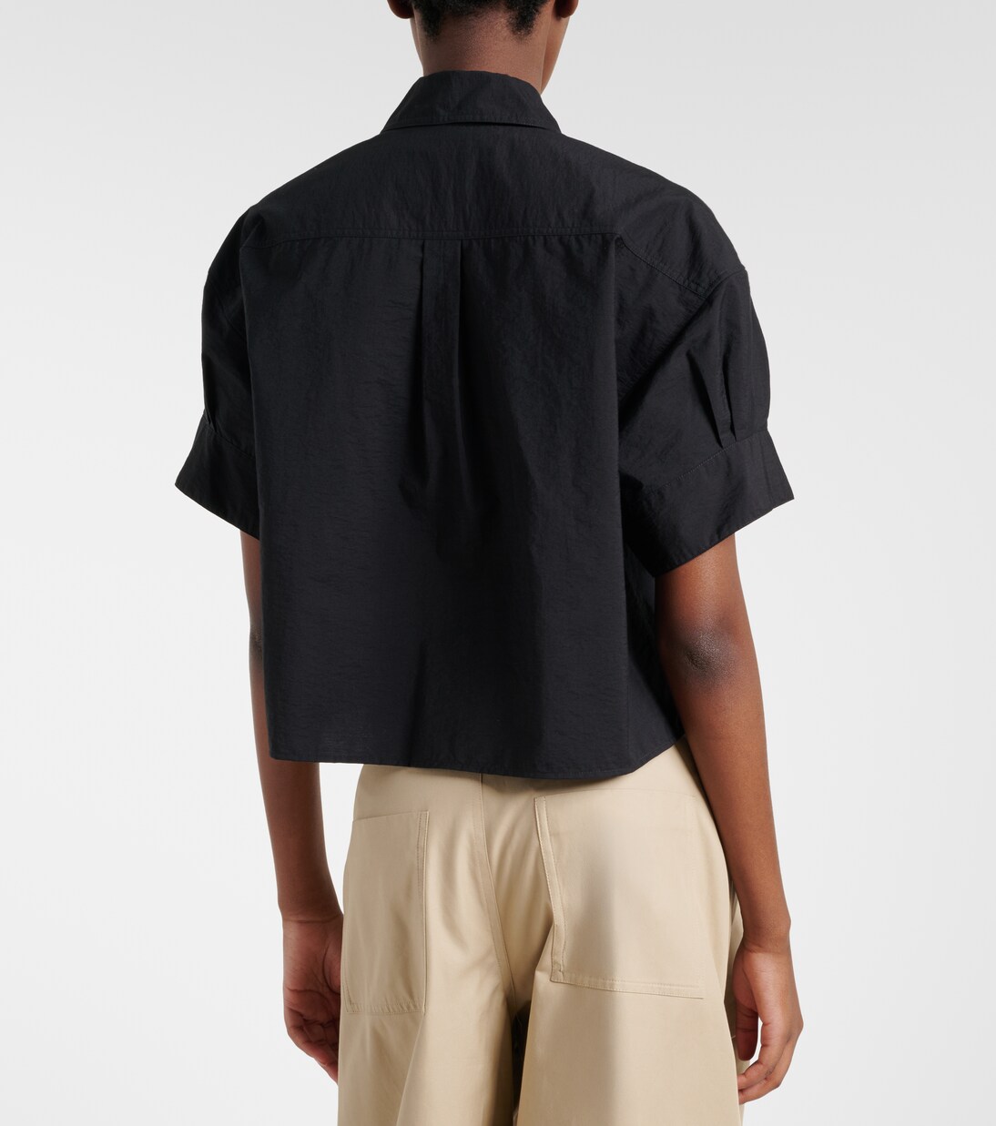 Paula's Ibiza Anagram cotton-blend shirt | Loewe
