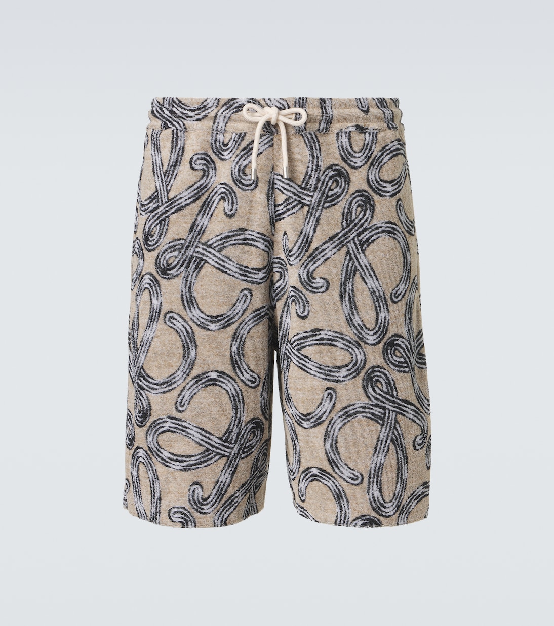 Paula's Ibiza cotton-blend terry Bermuda shorts | Loewe