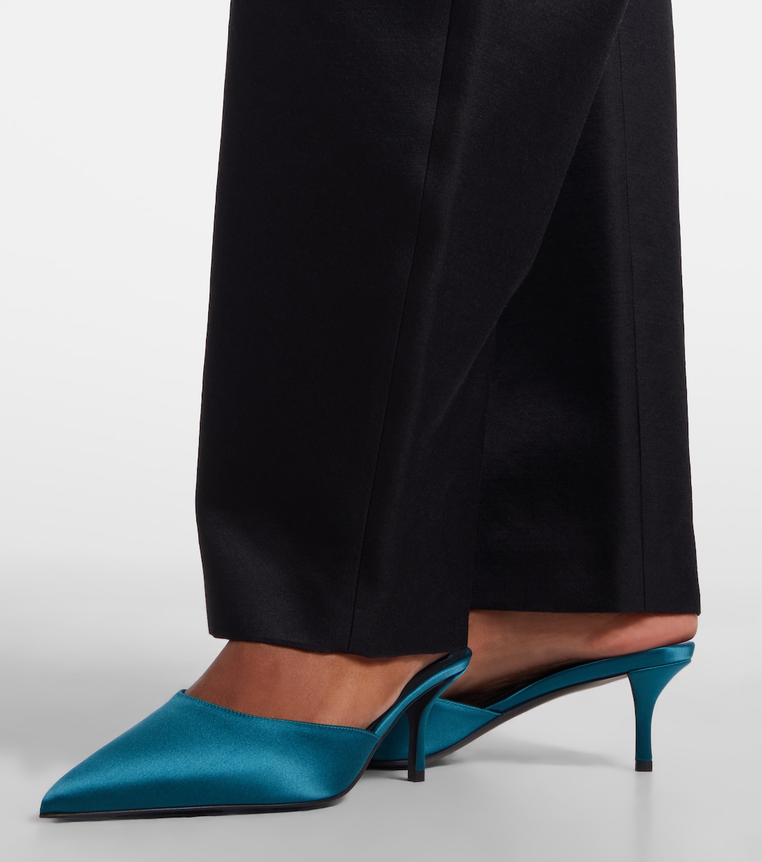 Le Coeur缎布穆勒鞋 | Alaïa
