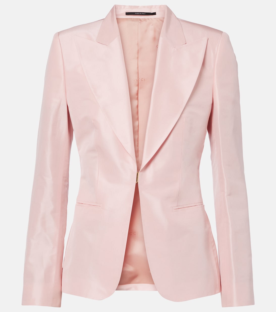 Blazer de faya de seda | Gucci