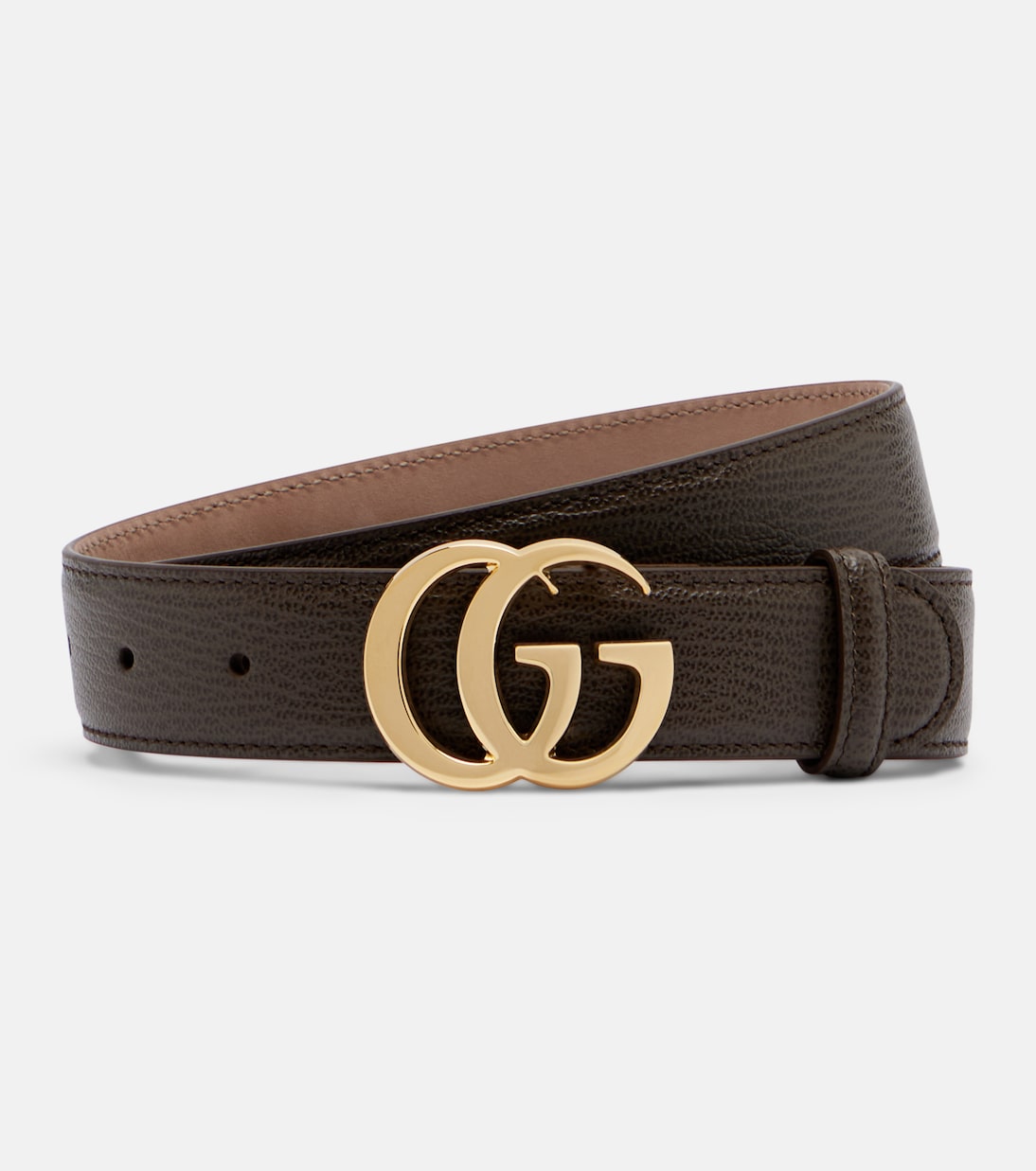 Cinturón Marmont de piel con GG | Gucci