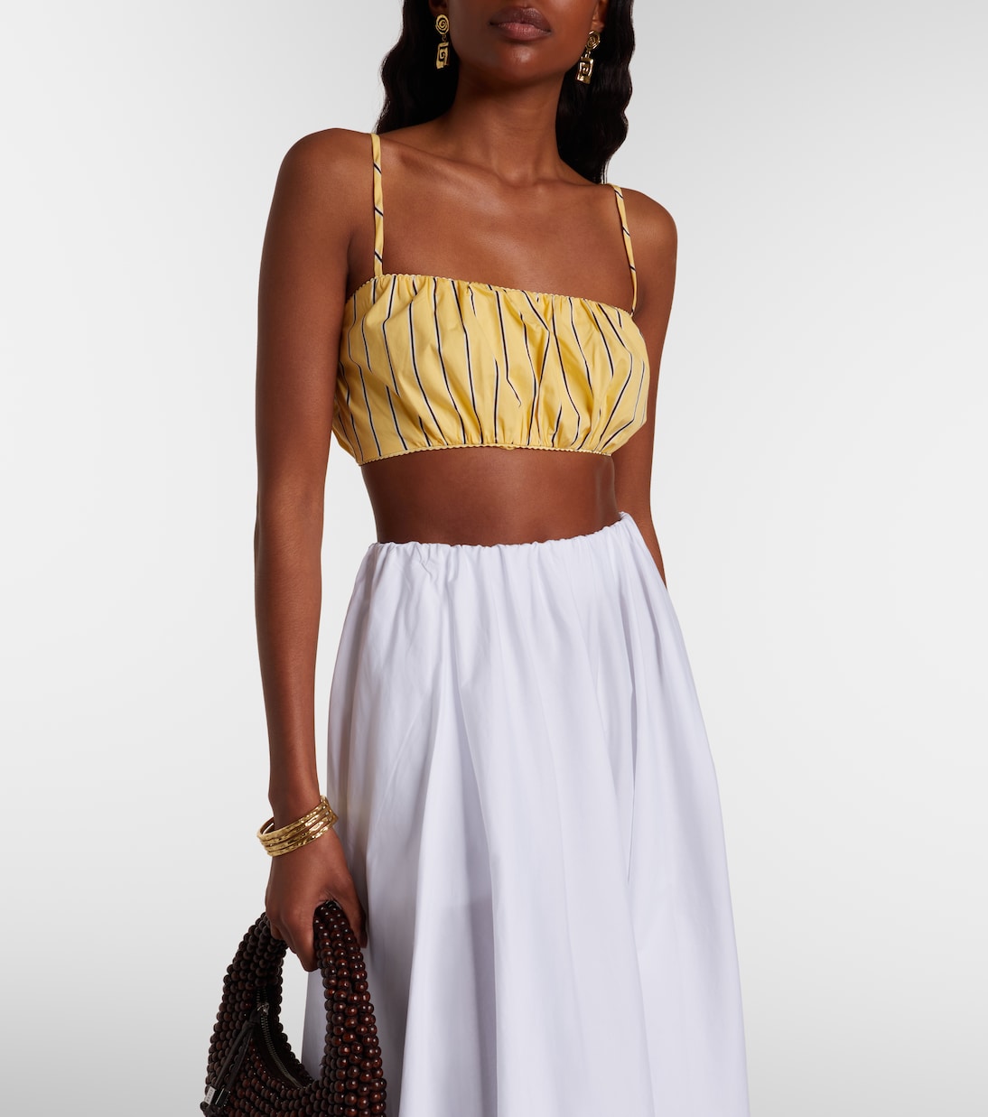 Cropped-Top Fiore aus Baumwolle | Staud