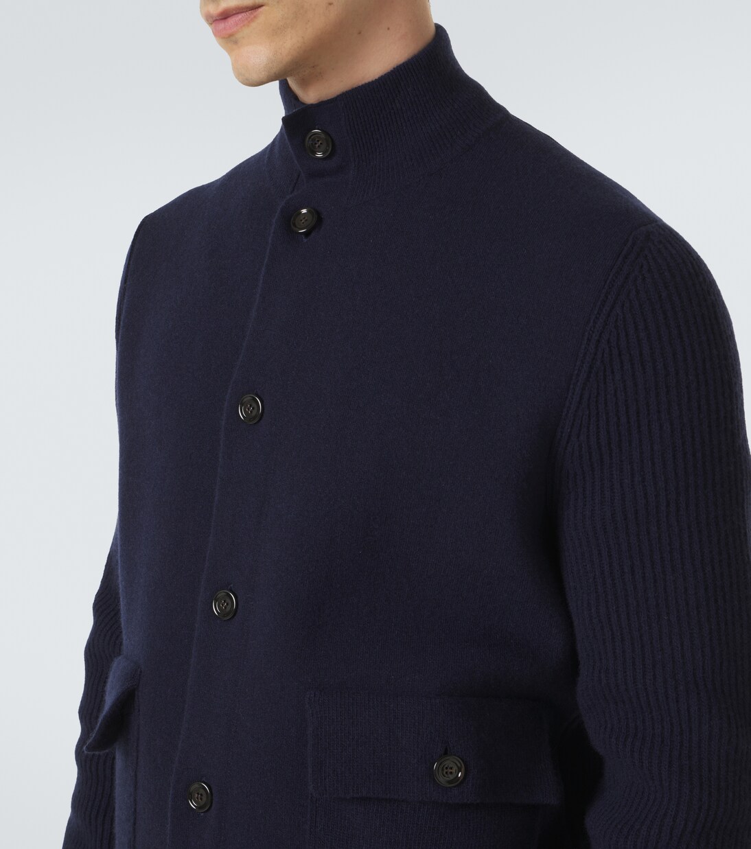 Knitted wool-blend jacket | Lardini