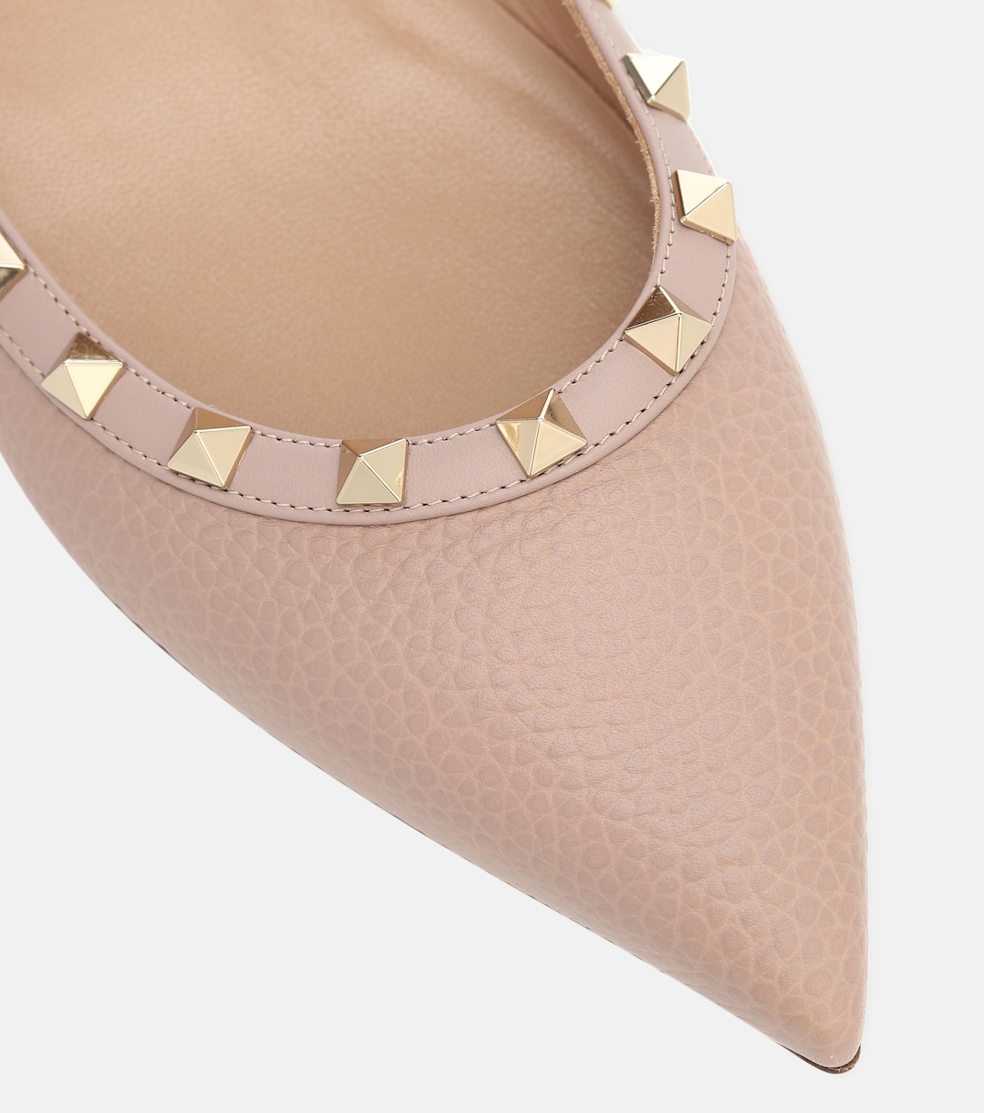 Rockstud leather ballet flats | Valentino Garavani