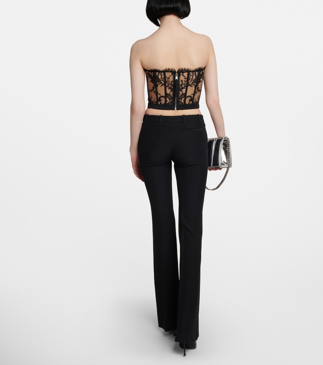Top bustier in pizzo | McQueen