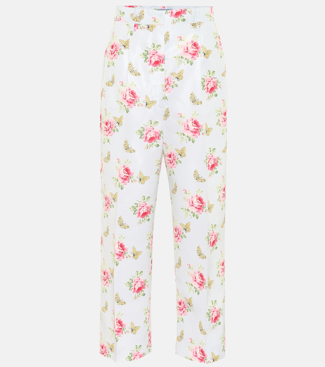 Bedruckte Hose aus Seide | Prada