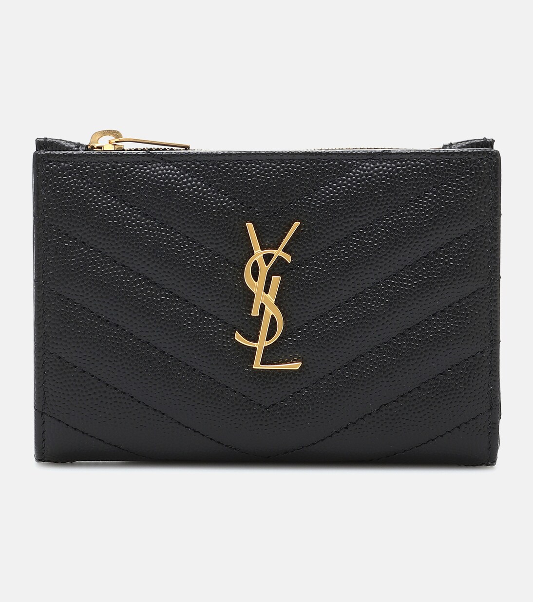Monogram zipped leather wallet | Saint Laurent