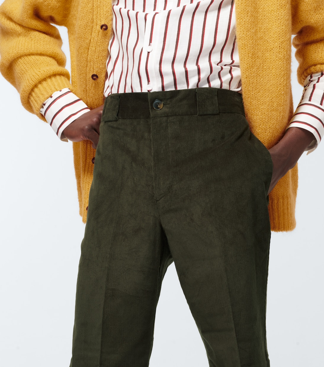 Benedict cotton-blend chino pants | Erdem