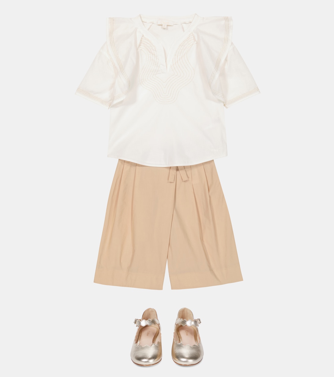 Cotton culottes | Chloé Kids