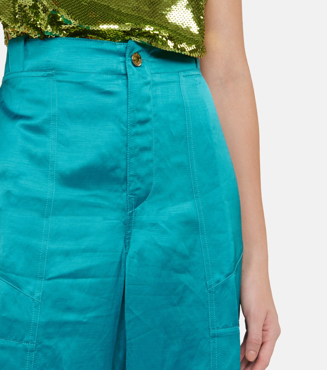 High-Rise-Hose aus einem Leinengemisch | Tom Ford