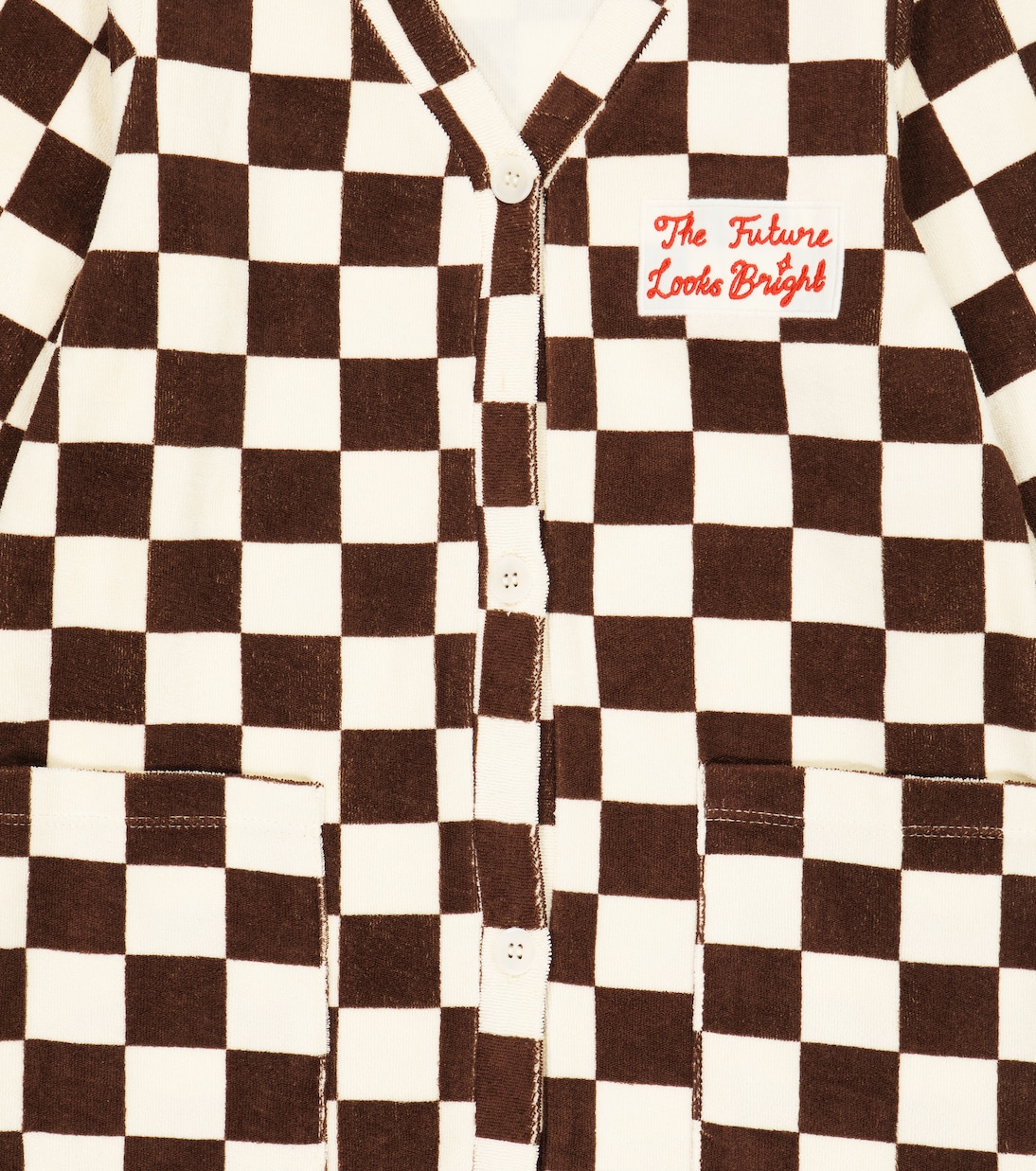 Peignoir en coton à carreaux | Mini Rodini