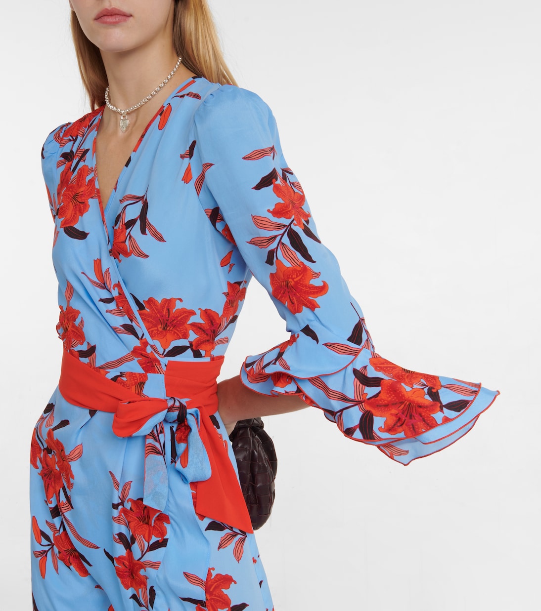 Abito a portafoglio Rollins con stampa | Diane von Furstenberg