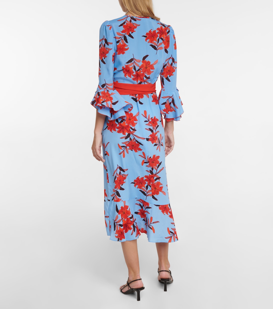 Abito a portafoglio Rollins con stampa | Diane von Furstenberg