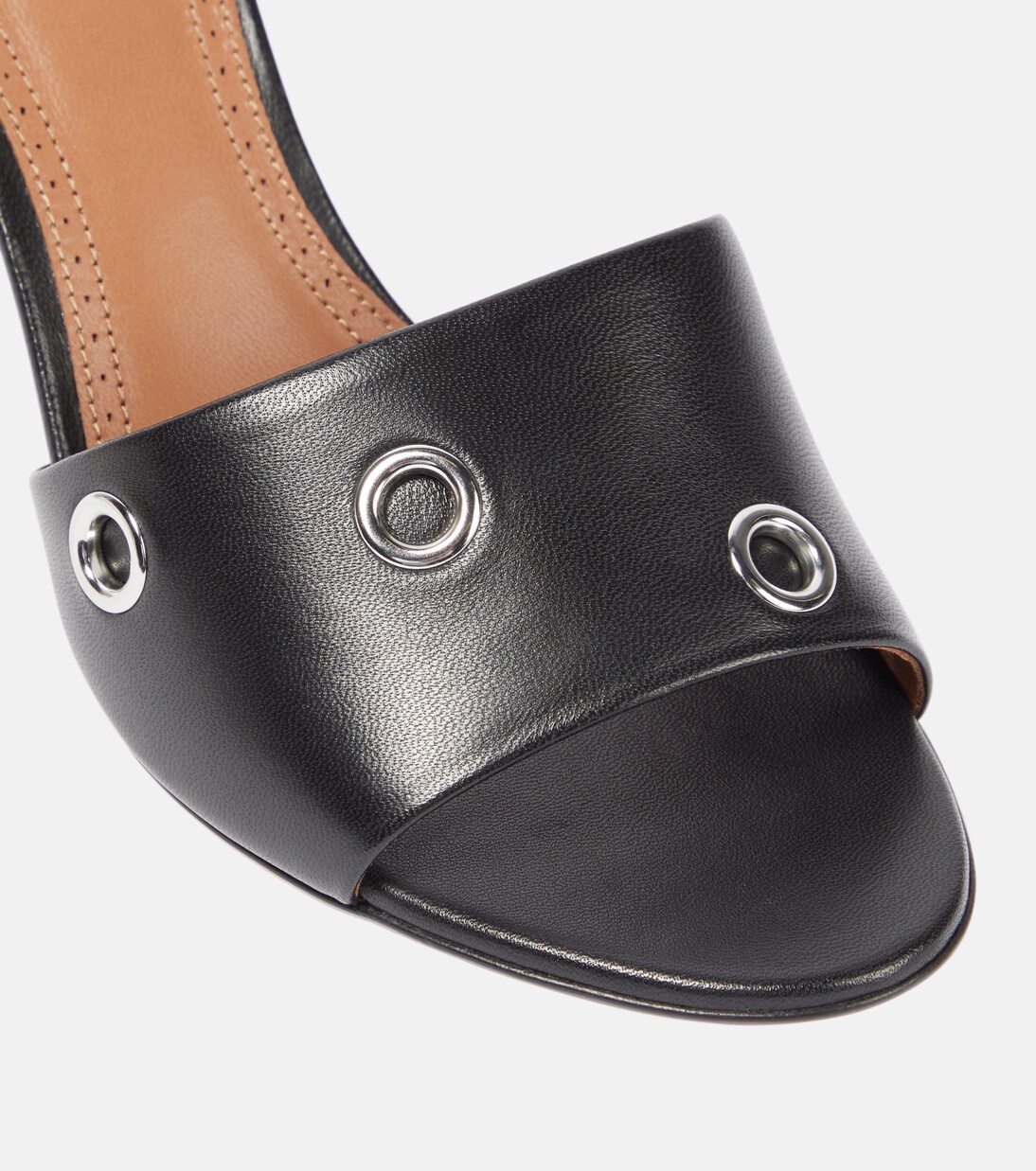 Oeillets embellished leather sandals | Alaïa