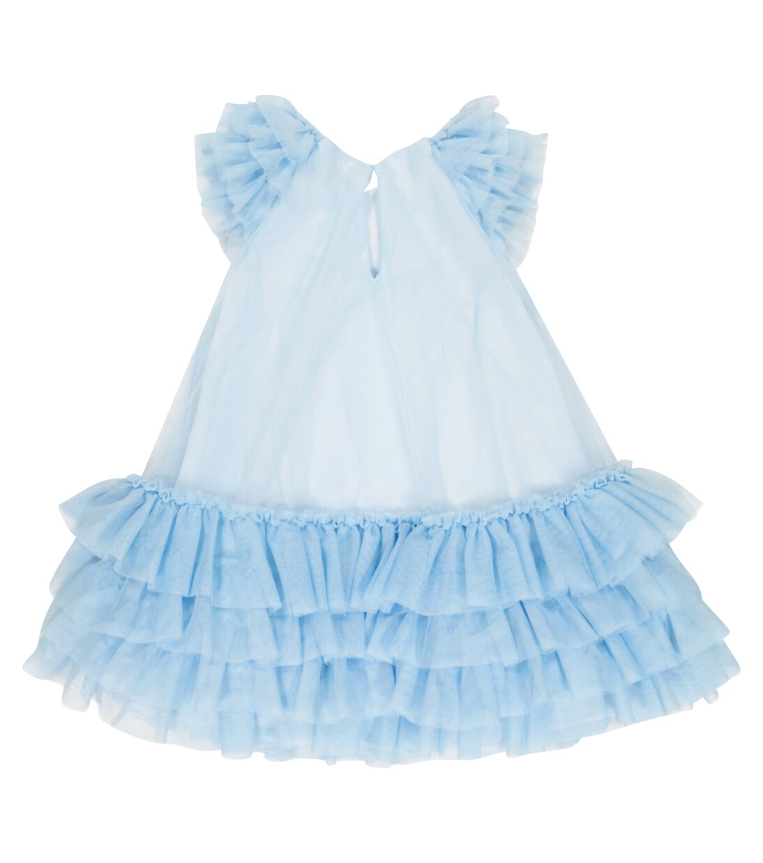 Ruffled tulle dress | Monnalisa