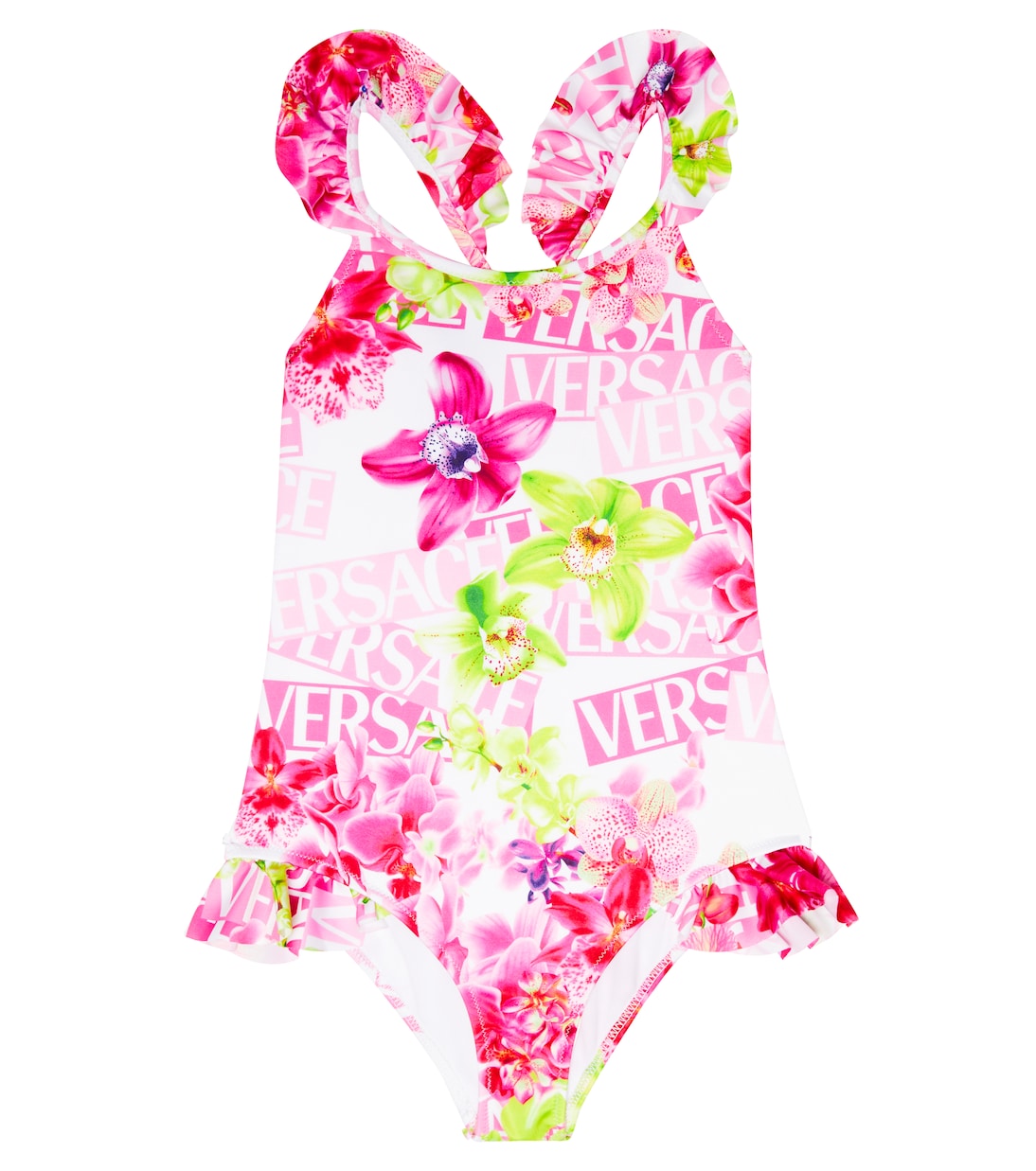 Logo floral swimsuit | Versace Kids