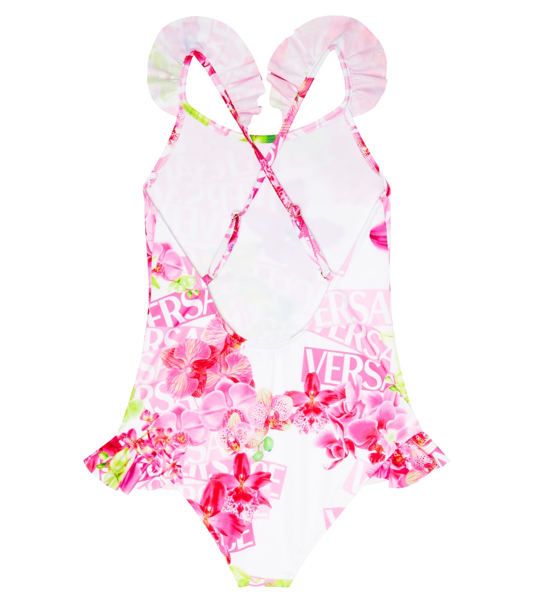 Logo floral swimsuit | Versace Kids