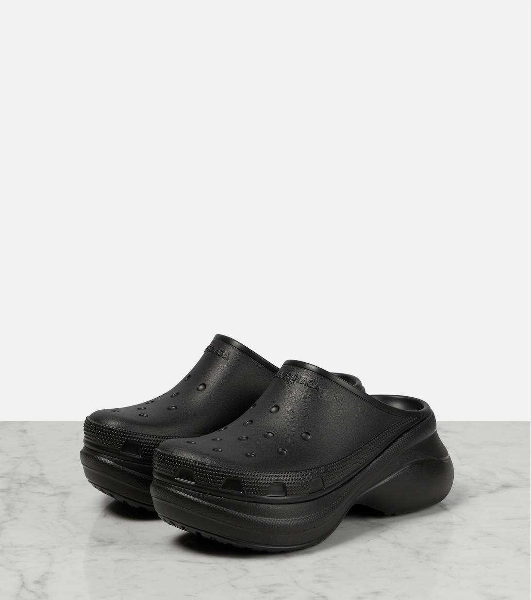 x Crocs platform slides | Balenciaga