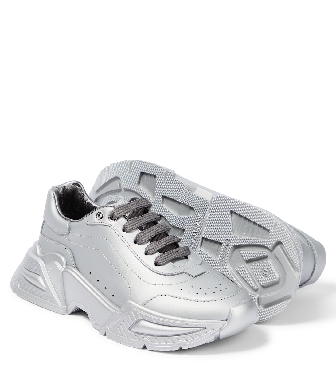 Flash leather sneakers | Dolce&Gabbana Kids