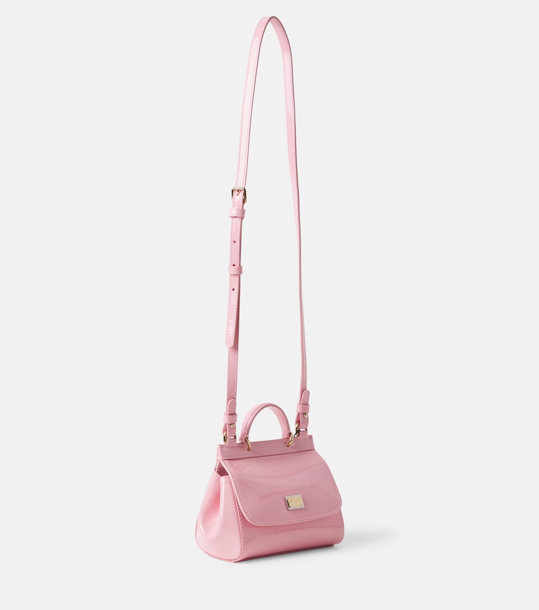 Sac Sicily Mini en cuir verni | Dolce&Gabbana Kids