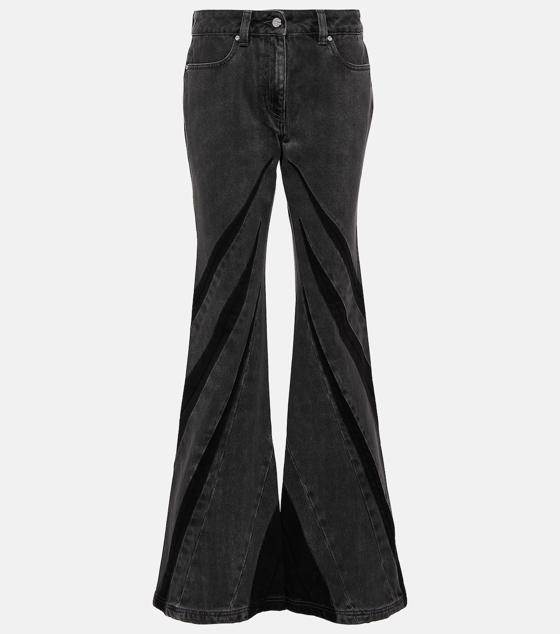 Darted mid-rise flared jeans | Dion Lee