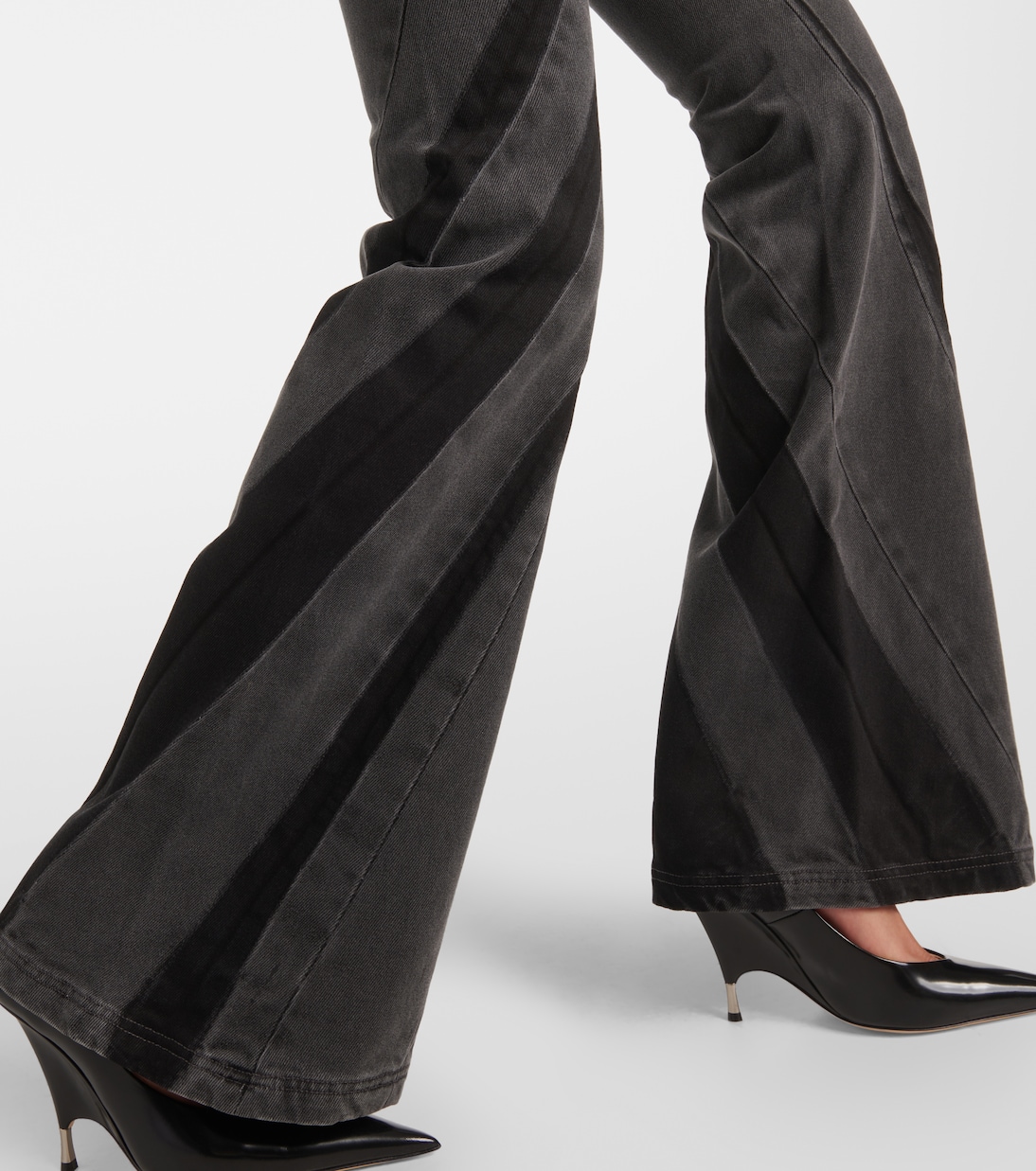 Darted mid-rise flared jeans | Dion Lee