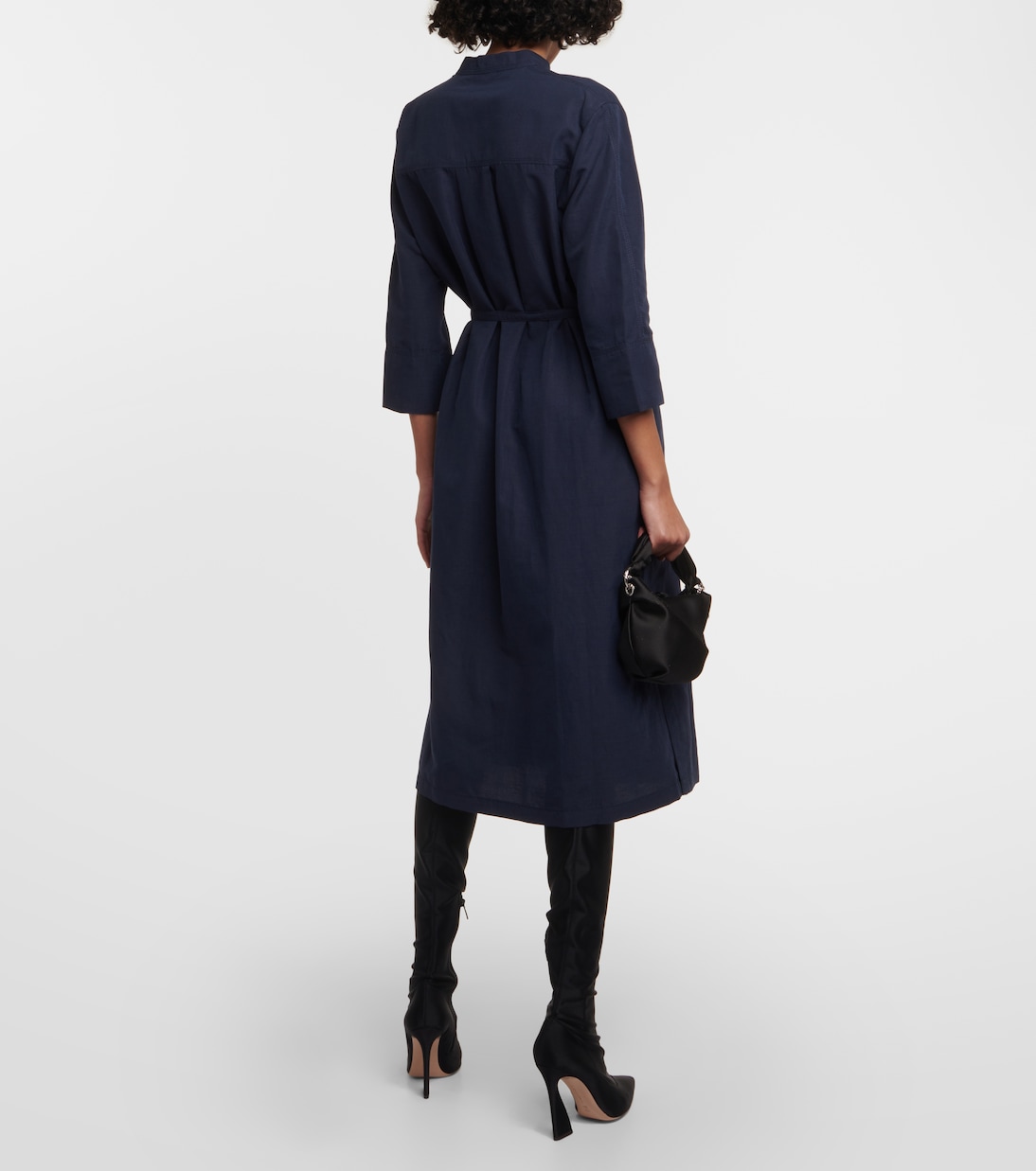 Midikleid aus einem Baumwollgemisch | Vince