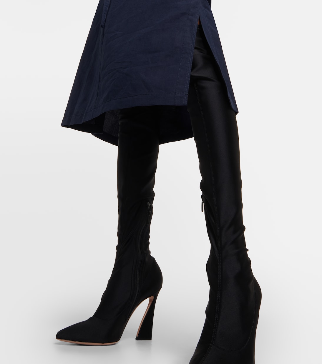 Midikleid aus einem Baumwollgemisch | Vince