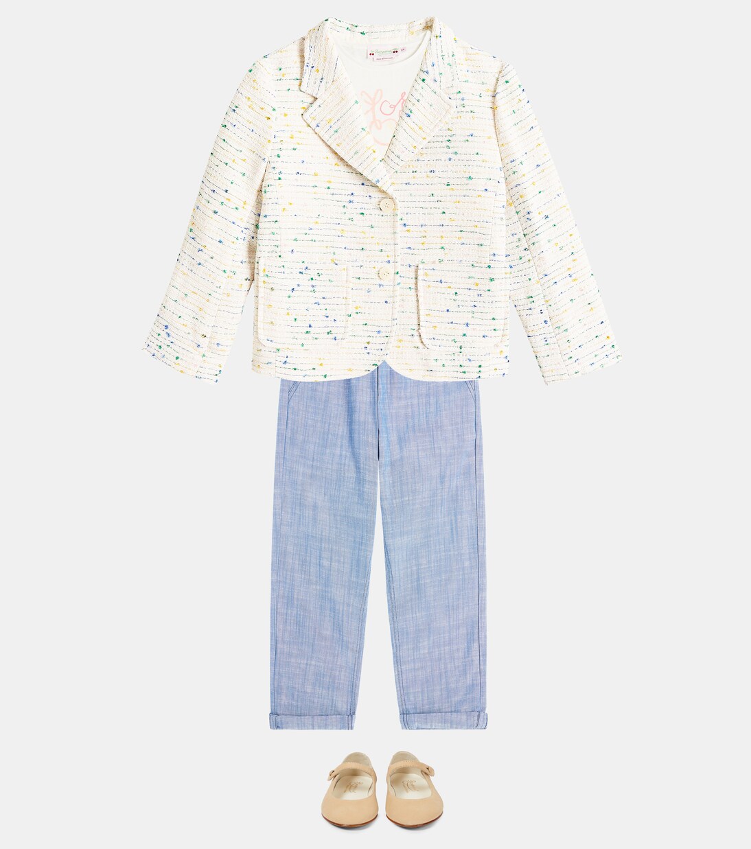 Chaqueta Tomas de tweed de mezcla de algodón | Bonpoint