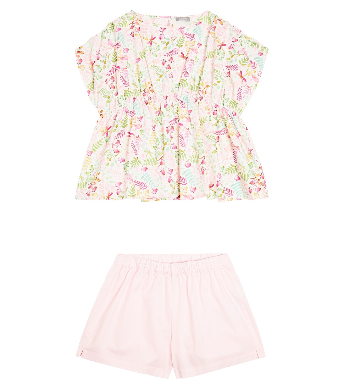 Ensemble chemise et short en coton | Il Gufo