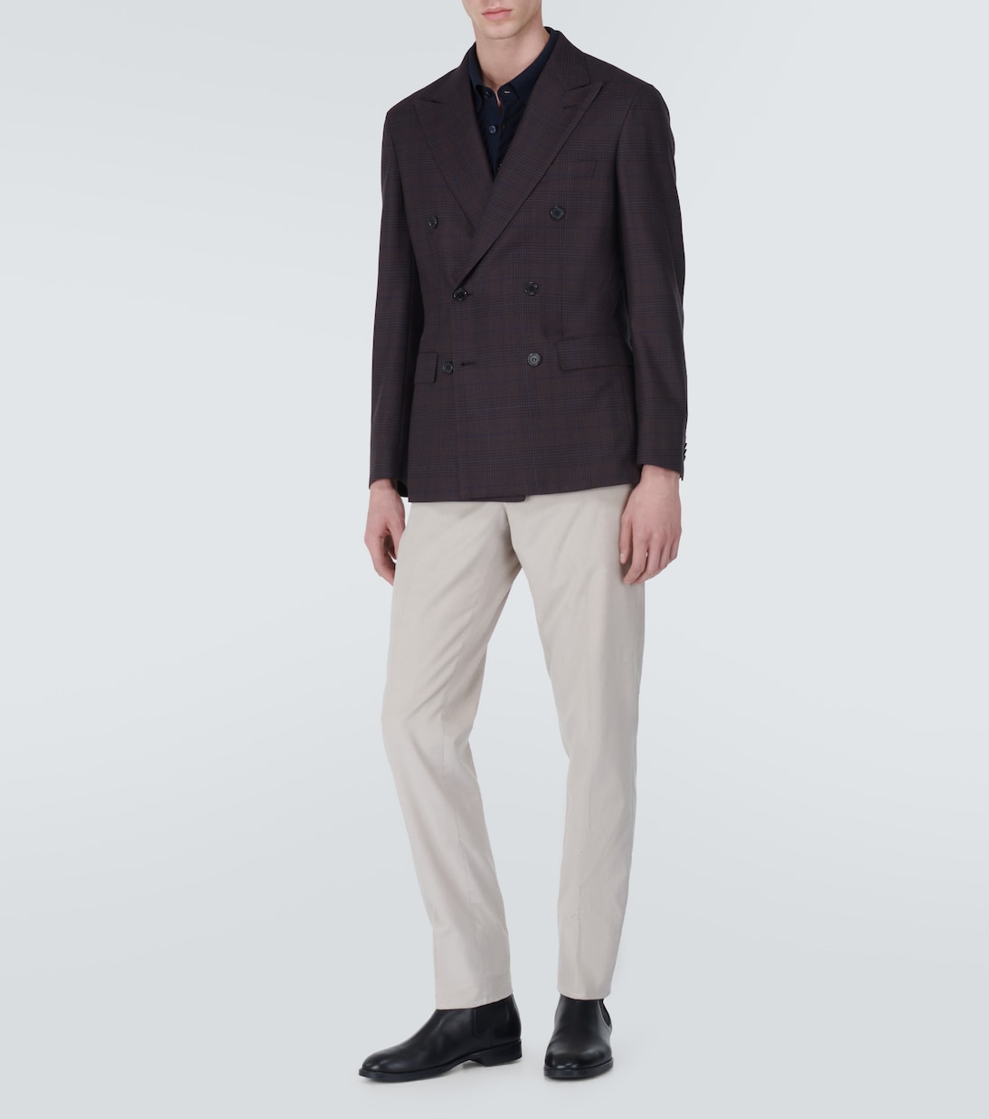 Blazer de lana a cuadros Príncipe de Gales | Brioni