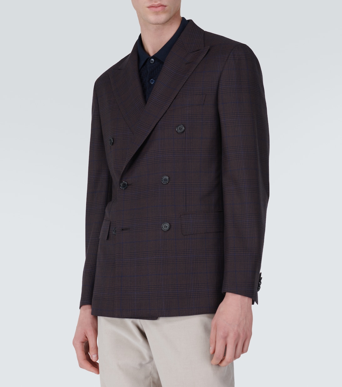 Blazer de lana a cuadros Príncipe de Gales | Brioni