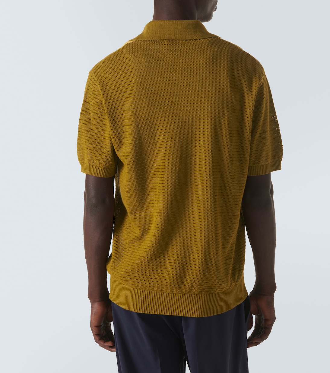 Polo Clemente de algodón con pointelle | Frescobol Carioca