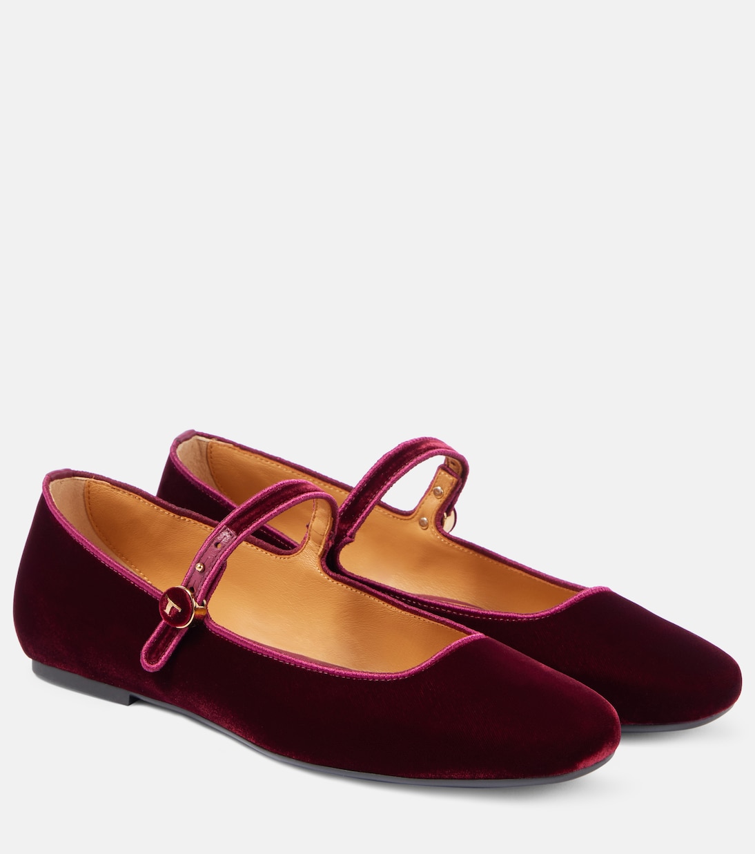 Velvet Mary Jane flats | Tod's