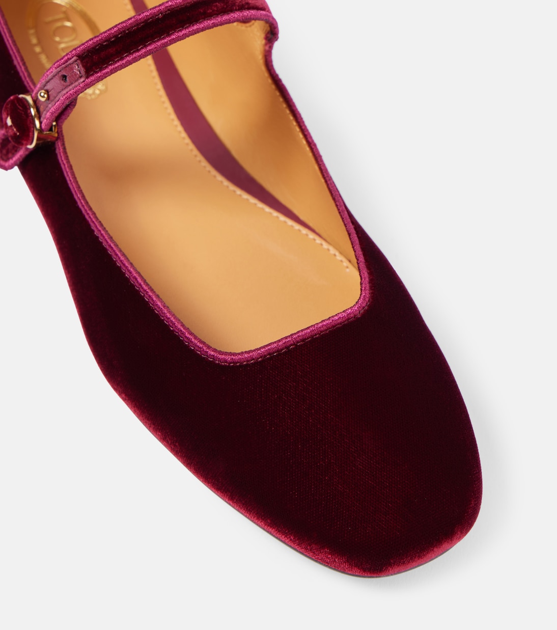 Velvet Mary Jane flats | Tod's