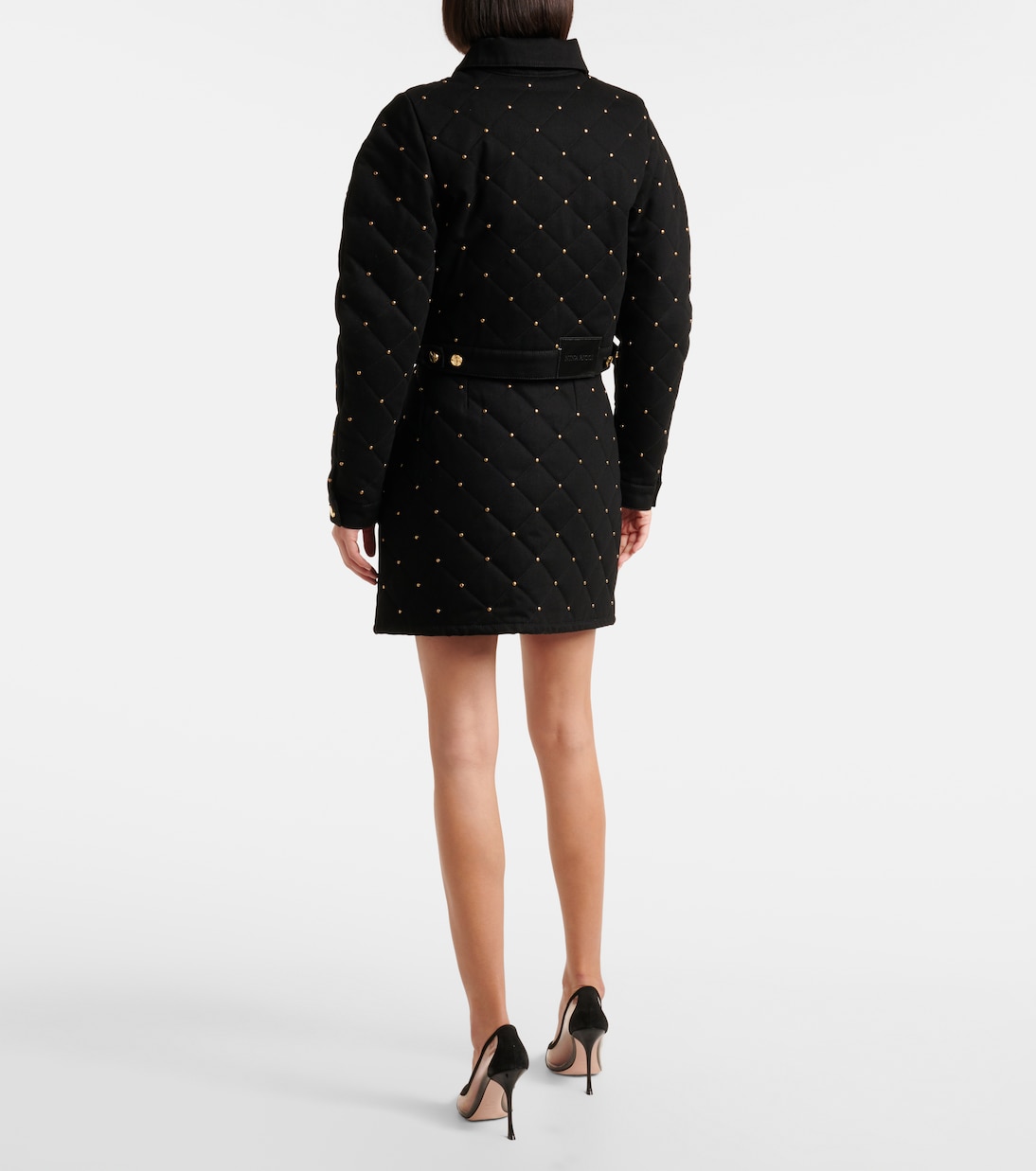 Verzierte Cropped-Jeansjacke | Nina Ricci